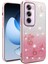 Kadem Oppo RENO12 Pro 5g (Küresel) Kılıf Çiçek Tpu Esnek Degrade Telefon Kılıfı-Gül Altını (Yurt Dışından) 1