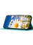 Motorola Moto G14 4g Kılıf Çiçek Desenli Çanta Pu Deri Telefon Kılıfı-Yeşil (Yurt Dışından) 5
