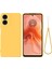 Motorola Moto G04S 4G/G04 4g Kılıf Sıvı Silikon Çizilmeye Dayanıklı Koruyucu Kabuk El Kayışı Ile-Sarı (Yurt Dışından) 1