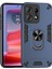 Motorola Edge 50 Pro 5g Kılıf Pc+Tpu Drop Defend Telefon Kılıfı Halkalı Ayaklı-Mavi (Yurt Dışından) 1