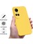 Oppo RENO10 5G(GLOBAL)/RENO10 Pro 5g(Global) Sıvı Silikon Cep Telefonu Kılıfı Yumuşak Astarlı Çizilmez Kapak-Sarı (Yurt Dışından) 3
