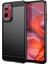 Motorola Moto E15 4G/G05 4g Kılıf Koruyucu Telefon Kılıfı Karbon Fiber Doku Fırçalanmış-Siyah (Yurt Dışından) 1