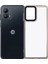 Motorola Moto G54 5g Şeffaf Telefon Kılıfı Pc+Tpu Hibrit Arka Kapak-Şeffaf Siyah (Yurt Dışından) 1