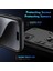 Motorola Moto G45 5G/G34 5g Kılıf Kickstand Hibrit Pc+Tpu Telefon Kılıfı Araç Montaj Metal Levhası-Siyah (Yurt Dışından) 3