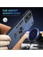 Motorola Moto G45 5G/G34 5g Kılıf Kickstand Hibrit Pc+Tpu Telefon Kılıfı Araç Montaj Metal Levha-Mavi (Yurt Dışından) 2