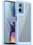 Motorola Moto E15 4G/G05 4g Kılıf Tpu+Akrilik Koruyucu Şeffaf Telefon Kılıfı-Mavi (Yurt Dışından) 1