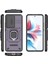 Oppo RENO11 F 5g Kılıf Halka Kickstand Pc + Tpu Arka Kabuk Sürgülü Kamera Kapağı-Mor (Yurt Dışından) 5