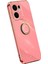 Xınlı Oppo RENO13 F 5g Kılıf Halka Kickstand Elektrokaplama Tpu Telefon Kılıfı-Kırmızı (Yurt Dışından) 1