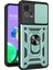 Motorola Moto G72 4g Kickstand Pc+Tpu Telefon Kılıfı Sürgülü Itmeli Çekmeli Kamera Lens Koruma Kılıfı-Yeşil (Yurt Dışından) 1