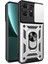 Motorola Edge 50 Pro 5g Kılıf Pc+Tpu Arka Kapak Lens Koruyucu+Destek Ayağı-Gümüş (Yurt Dışından) 1
