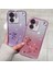Kadem Motorola Edge 40 5g Kılıf Rhinestone Dekor Parıltılı Tpu Telefon Kılıfı Çiçek Desenli-Mor (Yurt Dışından) 3