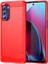 Motorola Moto G Stylus 5g (2022) Fırçalanmış Karbon Fiber Dokulu Telefon Kabuğu Düşme Koruması Cep Telefonu Kılıfı Kapağı-Kırmızı (Yurt Dışından) 1