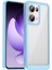 Oppo RENO13 Pro 5g Kılıf Tpu+Akrilik Koruyucu Şeffaf Telefon Kılıfı-Mavi (Yurt Dışından) 1