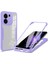 Oppo RENO13 F 5G/RENO13 F 4g Kılıf Akrilik+Tpu Şeffaf Telefon Kılıfı Pet Ekran Filmi-Mor (Yurt Dışından) 1
