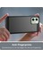 Motorola Moto G54 5g Tpu Kılıf Çizilmez Fırçalanmış Çizgi Telefon Kılıfı-Siyah (Yurt Dışından) 5
