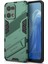 Oppo Reno7 4g Arka Kılıf Kickstand Pc Yumuşak Tpu Telefon Kılıfı-Yeşil (Yurt Dışından) 1