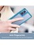 Motorola Moto G45 5G/G34 5g Kılıf Darbeye Dayanıklı Tpu+Akrilik Cep Telefonu Kılıfı-Şeffaf Mavi (Yurt Dışından) 5