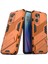 Oppo Reno7 5g (Global) Sert Pc + Yumuşak Tpu Telefon Arka Kapak Koruyucu Kılıf Kickstand ile Düşmeye Karşı Telefon Kılıfı - Turuncu (Yurt Dışından) 1
