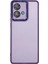 Dksm Serisi Motorola Edge 40 Neo 5g Kılıf Elektrokaplama Kamera Çerçevesi Tpu Telefon Kılıfı-Şeffaf Mor (Yurt Dışından) 1