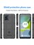 Motorola Moto E13 4g Sağlam Kare Izgara Doku Cep Telefonu Kılıfı Darbeye Dayanıklı Yumuşak Tpu Telefon Kılıfı-Siyah (Yurt Dışından) 3
