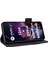 Motorola Moto G54 5g Kılıf Pu Deri Cüzdan Donanım Dekor Kapak-Siyah (Yurt Dışından) 3