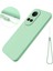Oppo RENO10 5G(GLOBAL)/RENO10 Pro 5g(Global) Sıvı Silikon Cep Telefonu Kılıfı Yumuşak Astarlı Çizilmez Kapak-Yeşil (Yurt Dışından) 1