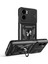 Motorola Moto G05 4g Kılıf Sürgülü Kamera Kapağı Pc + Tpu Ayaklı Telefon Kılıfı-Siyah (Yurt Dışından) 1
