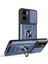 Motorola Moto G05 4g Kılıf Sürgülü Kamera Kapağı Pc + Tpu Ayaklı Telefon Kılıfı-Mavi (Yurt Dışından) 1