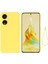 Oppo Reno8 T 5g/a1 Pro 5g Sıvı Silikon Yumuşak Astarlı Kılıf Çizilmez Telefon Kılıfı Kayışlı-Sarı (Yurt Dışından) 1