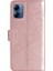 Motorola Moto G14 4g Mandala Çiçek Baskılı Deri Cüzdan Telefon Kılıfı Standı Askılı Kılıf-Gül Altın (Yurt Dışından) 5