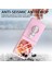 Motorola Razr 50 5g Kılıf Halka Kickstand Pc Telefon Kılıfı Temperli Cam Arka Ekran Filmi-Pembe (Yurt Dışından) 5