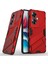Oppo RENO11 F 5g Kickstand Kılıf Pc+Tpu Darbeye Dayanıklı Hibrit Telefon Kılıfı-Kırmızı (Yurt Dışından) 3