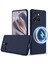Motorola Edge 50 Neo 5g/moto S50 5g/thinkphone 25 5g Için Sıvı Silikon Kılıf, Kordonlu Magsafe Telefon Kılıfı ile Uyumlu-Koyu Mavi (Yurt Dışından) 2