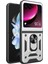 Motorola Razr 40 Ultra 5g Kılıf Pc+Tpu Telefon Kılıfı Kickstand Telefon Kabuğu-Gümüş (Yurt Dışından) 1