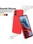 Motorola Moto G45 5g Kılıf Sıvı Silikon Çizilmez Telefon Kılıfı El Askısı Ile-Kırmızı (Yurt Dışından) 3