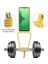 Motorola Moto G14 4g Kılıf Sıvı Silikon Kart Tutucu Arka Telefon Kılıfı ve Kordon-Sarı (Yurt Dışından) 5
