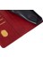 Motorola Moto G54 5g Kılıf Dana Dokusu Pu Deri Kabuk Düşmeye Dayanıklı Cüzdan Standı Telefon Kılıfı-Kırmızı (Yurt Dışından) 2