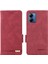 Motorola Moto G14 4g Stand Telefon Kılıfı Çizilmez Pu Deri Donanım Dekor Cüzdan Koruyucu Kılıf-Gül (Yurt Dışından) 1