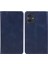 Motorola Moto G54 5g Kılıf Dana Dokusu Pu Deri Kabuk Düşmeye Dayanıklı Cüzdan Standı Telefon Kılıfı-Mavi (Yurt Dışından) 1