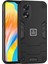 Oppo A38 4G/A18 4g Pc+Tpu Kılıf Çift Katmanlı Tasarım Düşme Korumalı Telefon Kılıfı-Siyah (Yurt Dışından) 1