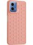 Motorola Moto G45 5G/G34 5g Kılıf Kickstand Tpu Telefon Kılıfı Petek Isı Dağılımı-Pembe (Yurt Dışından) 1