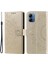 Motorola Moto G14 4g Mandala Çiçek Baskılı Deri Cüzdan Telefon Kılıfı Standı Askılı Kılıf-Altın (Yurt Dışından) 1