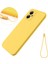 Motorola Moto G54 5g Kılıf Sıvı Silikon Telefon Kabuğu Çizilmez Telefon Kılıfı Kayışlı-Sarı (Yurt Dışından) 1