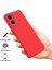 Motorola Moto E15 4g/motorola Moto G05 4g Kılıf Sıvı Silikon Telefon Arka Kapağı El Askısı Ile-Kırmızı (Yurt Dışından) 2