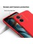 Motorola Moto E15 4g/motorola Moto G05 4g Kılıf Sıvı Silikon Telefon Arka Kapağı El Askısı Ile-Kırmızı (Yurt Dışından) 4