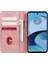 Motorola Moto G14 4g Için Pu Deri Flip Kılıf, Stand Cüzdan Dana Dokusu Manyetik Kapatma Telefon Kılıfı-Gül Altını (Yurt Dışından) 4