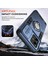 Motorola Moto G14 4g Kılıf Kickstand Slayt Lens Koruma Pc+Tpu Telefon Kılıfı-Mavi (Yurt Dışından) 4