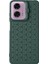 Motorola Moto E14 4G/G04 4G/G04S 4G/G24 4g Kılıf Tpu Telefon Kılıfı Isı Dağıtıcı Lens Çerçevesi Destek Ayağı-Ordu Yeşili (Yurt Dışından) 2