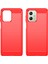 Motorola Moto G54 5g Tpu Kılıf Çizilmez Fırçalanmış Çizgi Telefon Kılıfı-Kırmızı (Yurt Dışından) 3