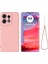 Motorola Edge 50 Pro 5g Kılıf Yumuşak Sıvı Silikon Telefon Kılıfı Cep Telefonu Aksesuarları -Pembe (Yurt Dışından) 1